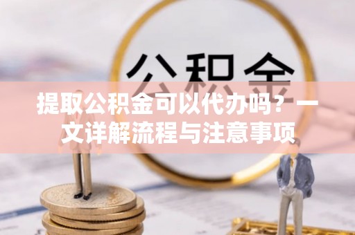 平顶山提取公积金可以代办吗？一文详解流程与注意事项