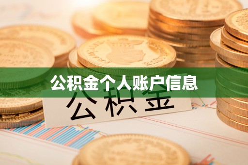 平顶山公积金个人账户信息