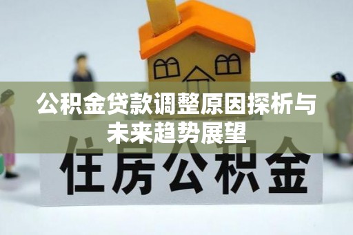 平顶山公积金贷款调整原因探析与未来趋势展望