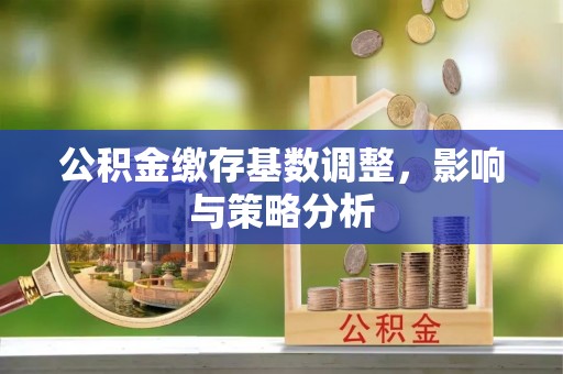 平顶山公积金缴存基数调整，影响与策略分析
