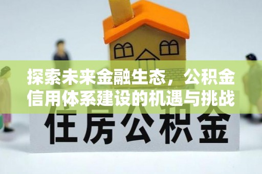 平顶山探索未来金融生态，公积金信用体系建设的机遇与挑战