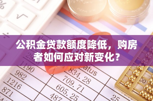 平顶山公积金贷款额度降低，购房者如何应对新变化？