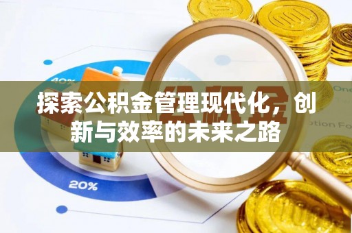 平顶山探索公积金管理现代化，创新与效率的未来之路