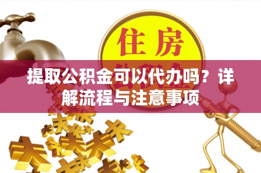 平顶山提取公积金可以代办吗？详解流程与注意事项