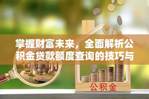 平顶山掌握财富未来，全面解析公积金贷款额度查询的技巧与策略