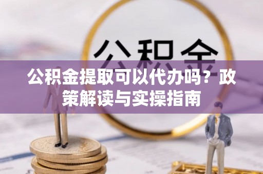 平顶山公积金提取可以代办吗？政策解读与实操指南