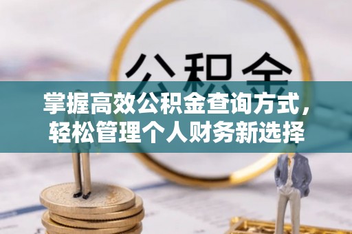 平顶山掌握高效公积金查询方式，轻松管理个人财务新选择
