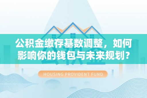 平顶山公积金缴存基数调整，如何影响你的钱包与未来规划？