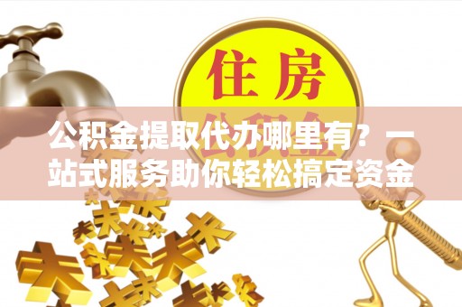 平顶山公积金提取代办哪里有？一站式服务助你轻松搞定资金难题