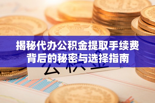 平顶山揭秘代办公积金提取手续费背后的秘密与选择指南