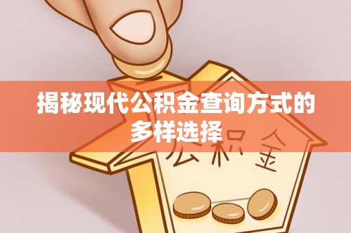 平顶山揭秘现代公积金查询方式的多样选择