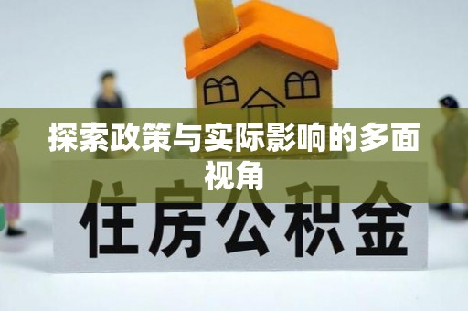 平顶山探索政策与实际影响的多面视角
