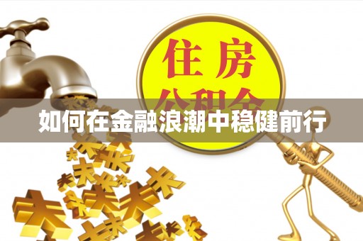 平顶山如何在金融浪潮中稳健前行