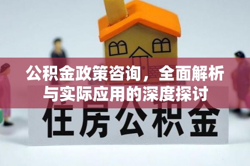 平顶山公积金政策咨询，全面解析与实际应用的深度探讨