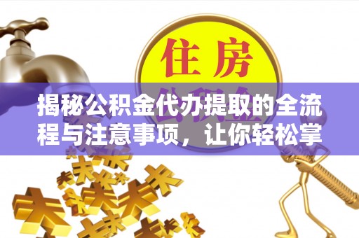 平顶山揭秘公积金代办提取的全流程与注意事项，让你轻松掌握财富管理新技能
