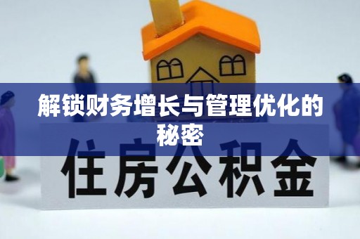 平顶山解锁财务增长与管理优化的秘密