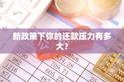 平顶山新政策下你的还款压力有多大？