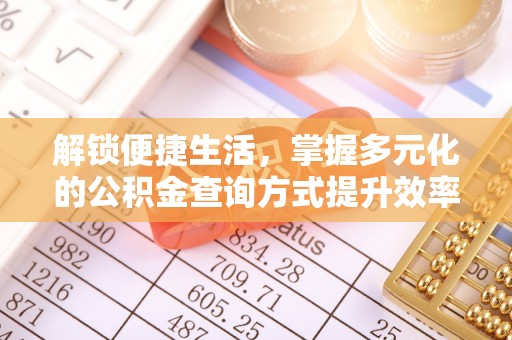 平顶山解锁便捷生活，掌握多元化的公积金查询方式提升效率