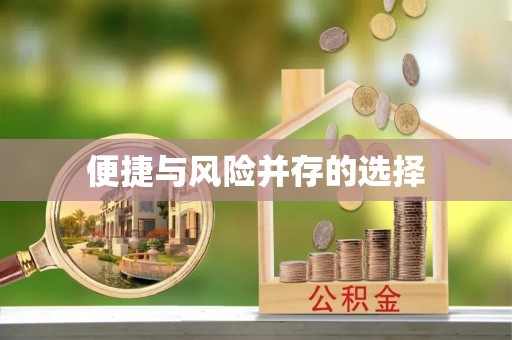 平顶山便捷与风险并存的选择